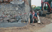 Sanierung der Nebengebude des Pfarrhofes in Kirchberg am Inn